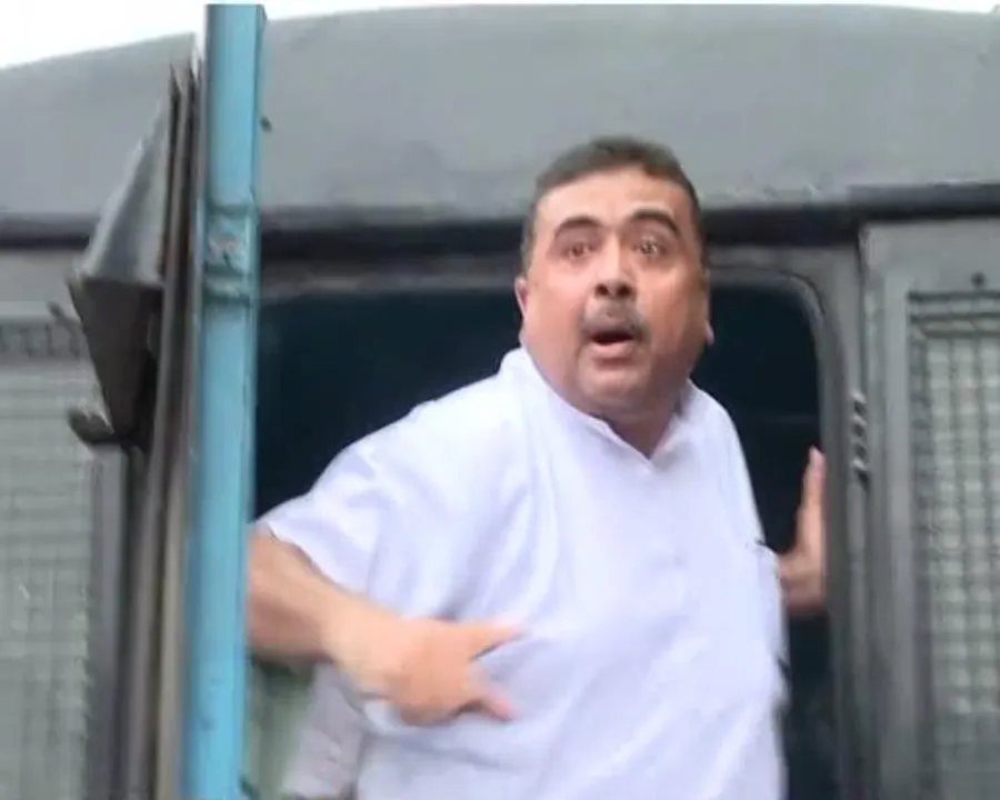 লালবাজারে নিয়ে যাওয়া হল শুভেন্দুকে