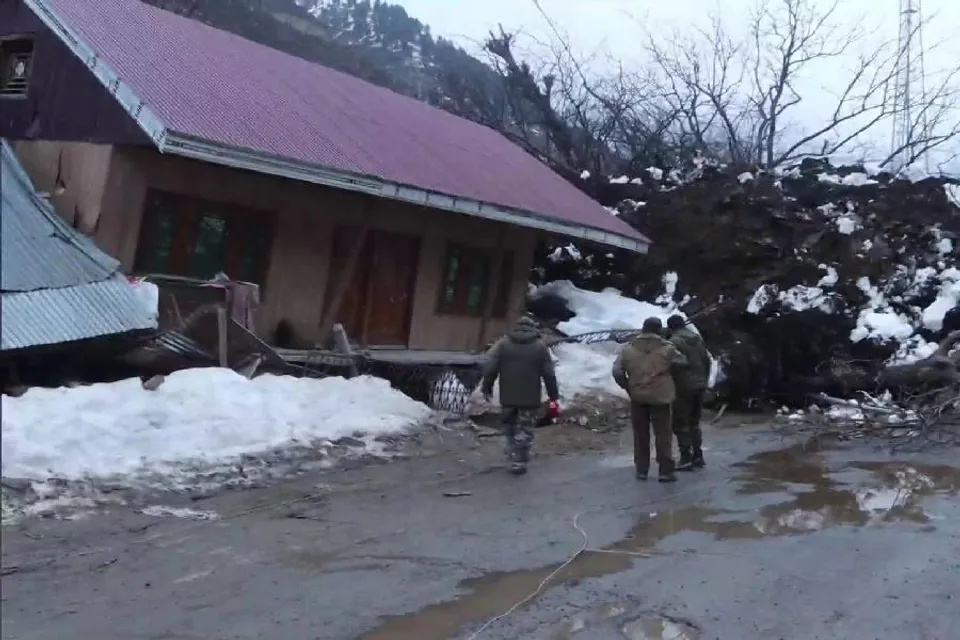 জম্মু ও কাশ্মীরে ভূমিধস