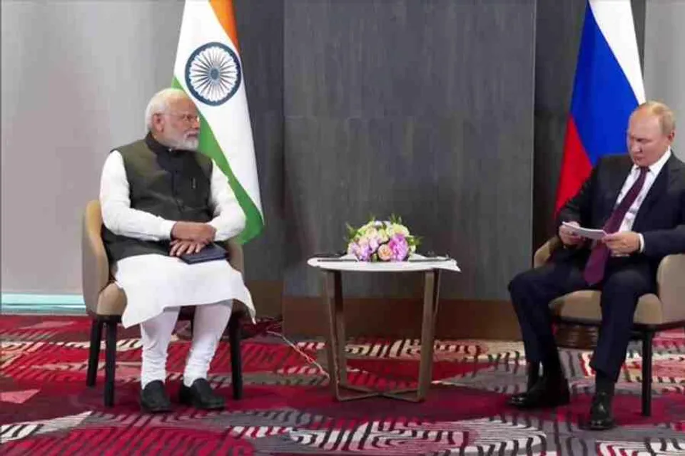 পুতিনের সঙ্গে আলোচনা সারলেন প্রধানমন্ত্রী নরেন্দ্র মোদী