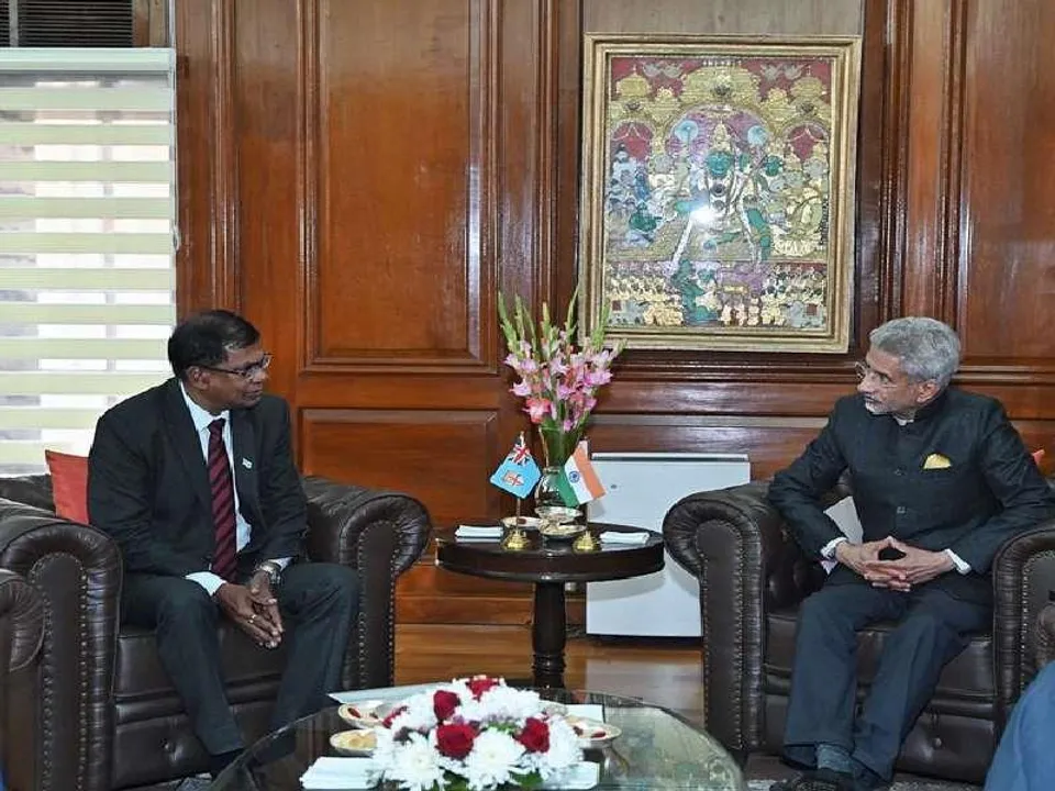 বিদেশমন্ত্রী জয়শঙ্কর আজ ফিজির উপ-প্রধানমন্ত্রীর সঙ্গে সাক্ষাৎ করেছেন