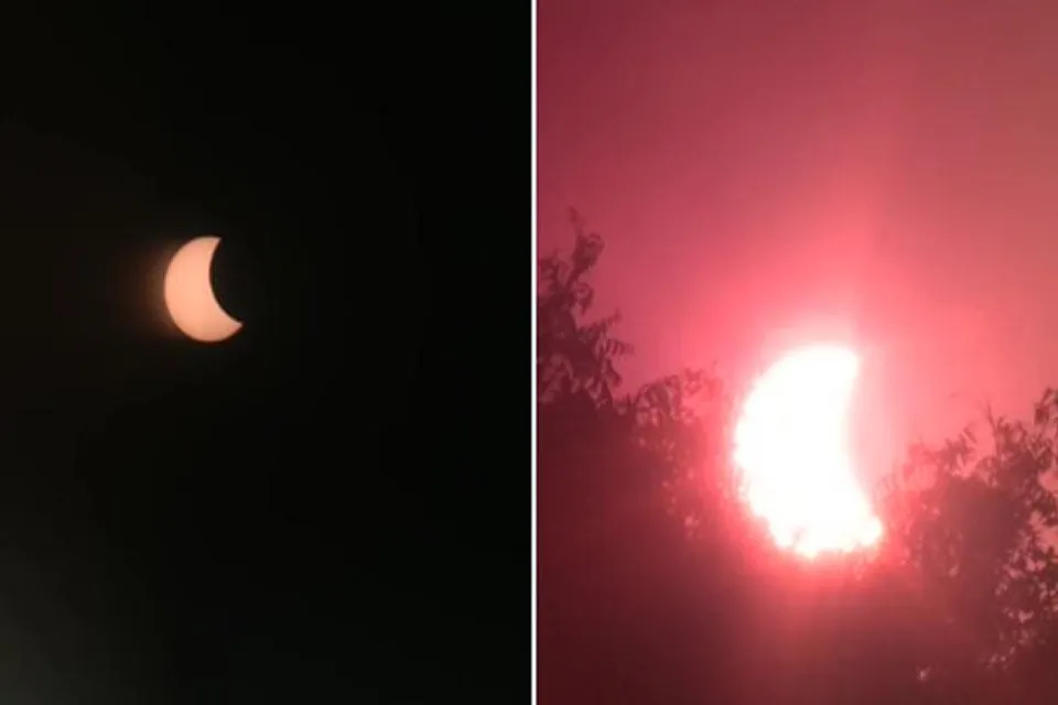 বিশ্বের নানা প্রান্ত থেকে দেখা যাচ্ছে সূর্যগ্রহণ