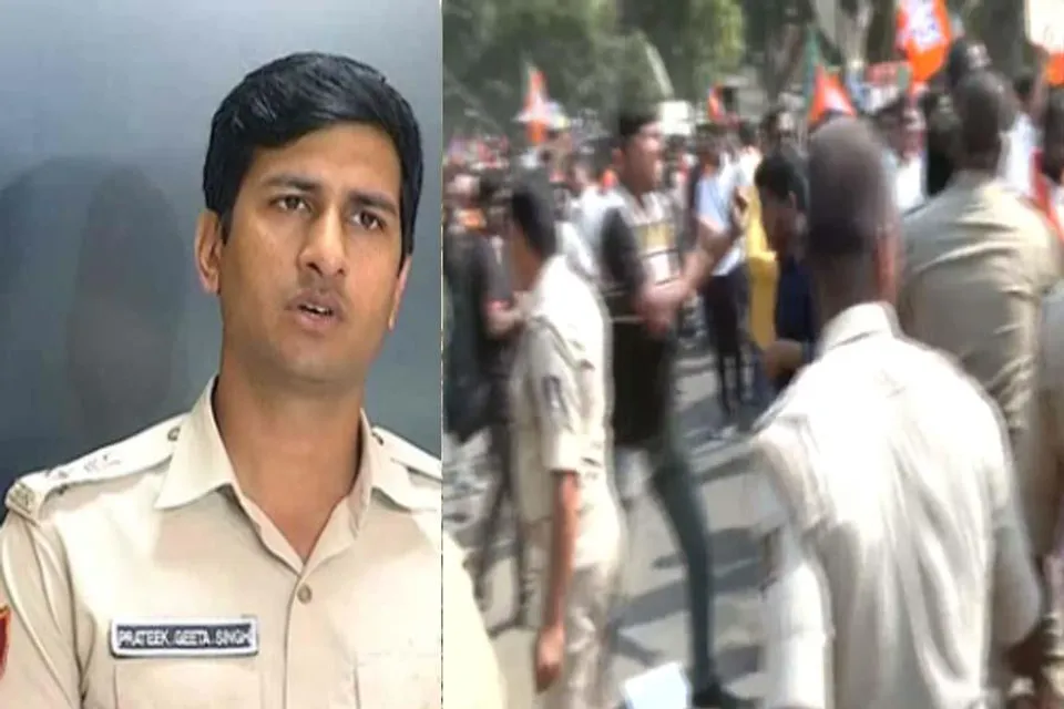 বিজেপির যুব মোর্চার বিধানসভা ঘেরাও অভিযানে ধুন্ধুমার, আক্রান্ত পুলিশ