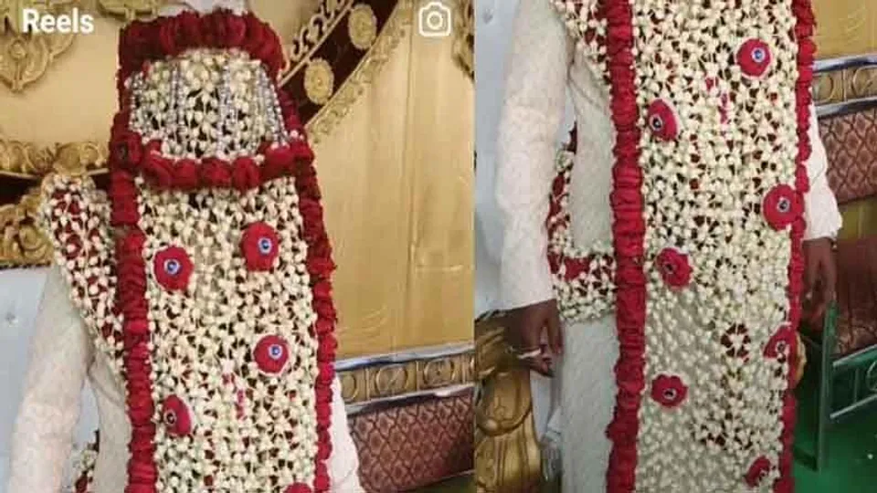 এ কেমন সেজেছেন বর!