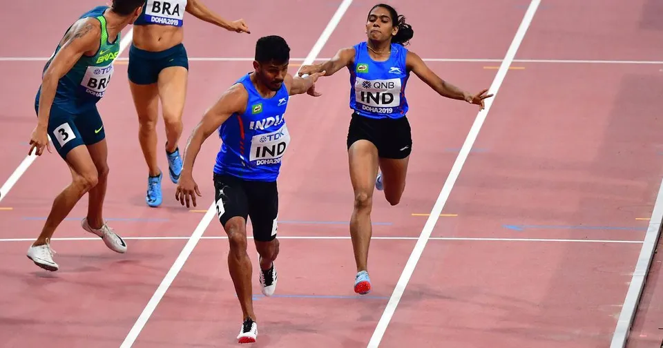 ৪x৪০০ মিক্সড রিলে ইভেন্টের হিট আট নম্বরে শেষ করল ভারতীয় দল