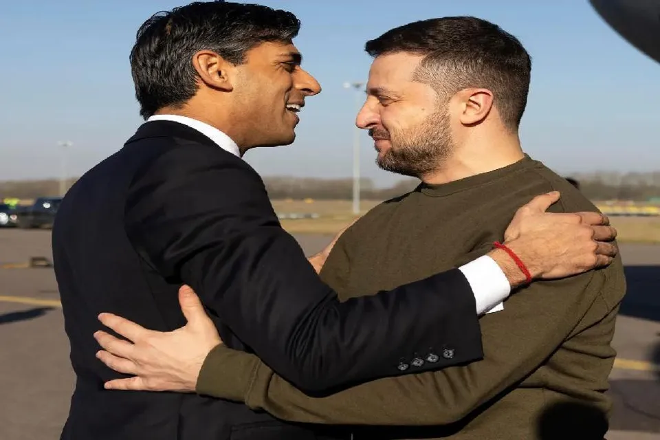 ইউক্রেনের পরিস্থিতি নিয়ে সুনাকের সঙ্গে আলোচনা জেলেনস্কির