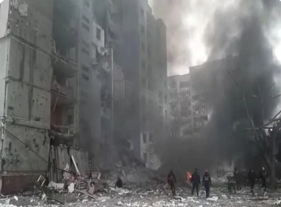 খারকিভের সাংস্কৃতিক কেন্দ্রে বোমাবর্ষণ করল রাশিয়ান সৈন্যরা