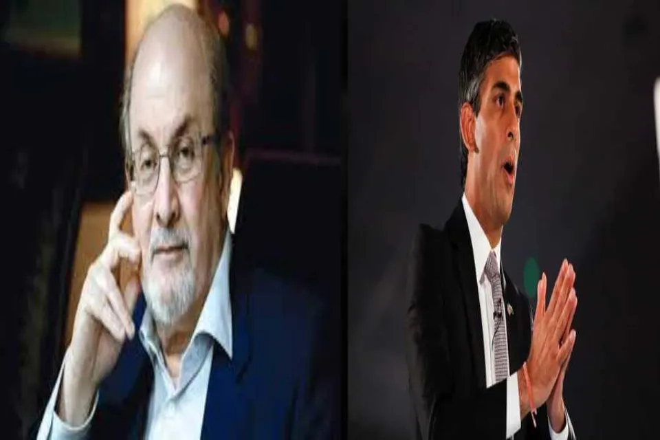 সালমান রুশদির ওপর হামলায় হতবাক প্রকাশ ঋষি সুনাকের