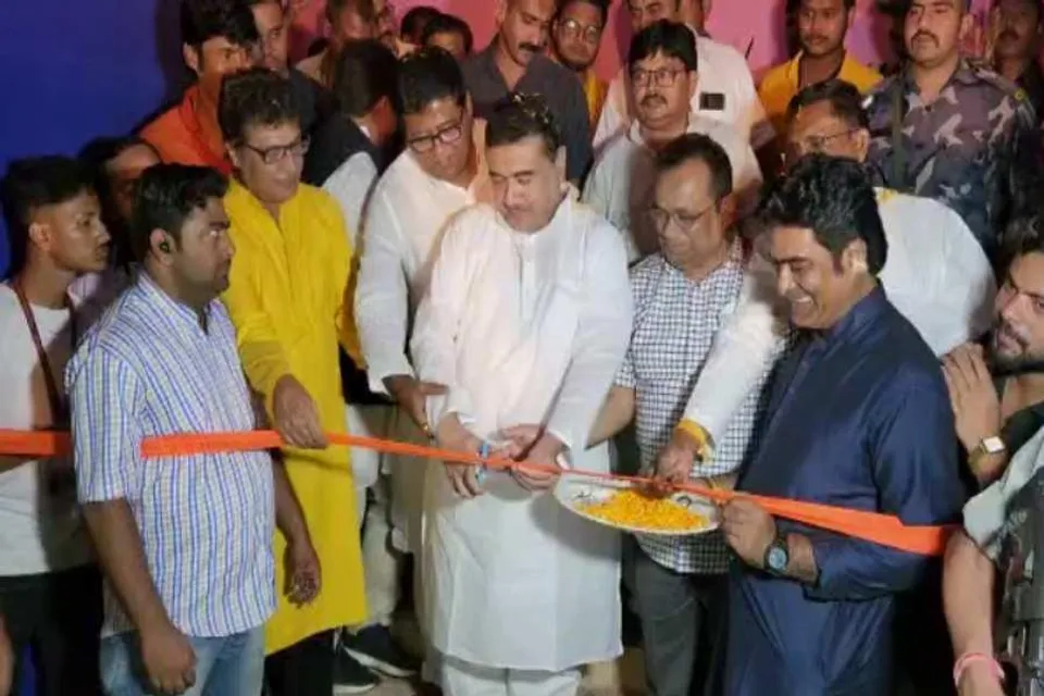 'আড়ংঘাটা শতদল' ক্লাবের শ্যামাপুজো ও দীপাবলি উৎসবের শুভ উদ্বোধন করলেন শ্রী শুভেন্দু অধিকারী মহাশয়