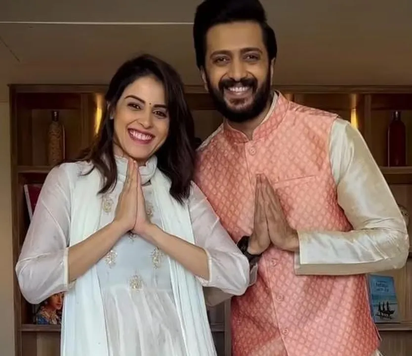 ১০ বছর পর অনস্ক্রিনে আবার একত্রিত হলেন রিতেশ ও জেনেলিয়া দেশমুখ