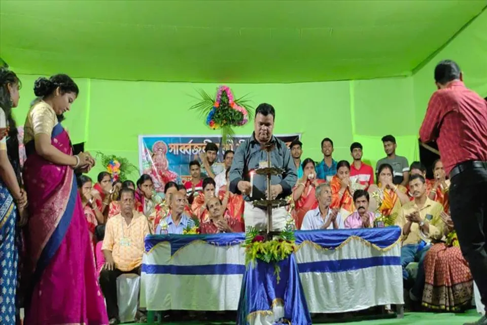 কোজাগরী লক্ষ্মী পূজায় সেবামূলক অনুষ্ঠানের আয়োজন