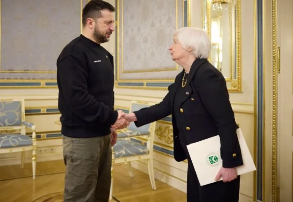 কিয়েভ সফরে মার্কিন অর্থমন্ত্রী জ্যানেট ইয়েলেন