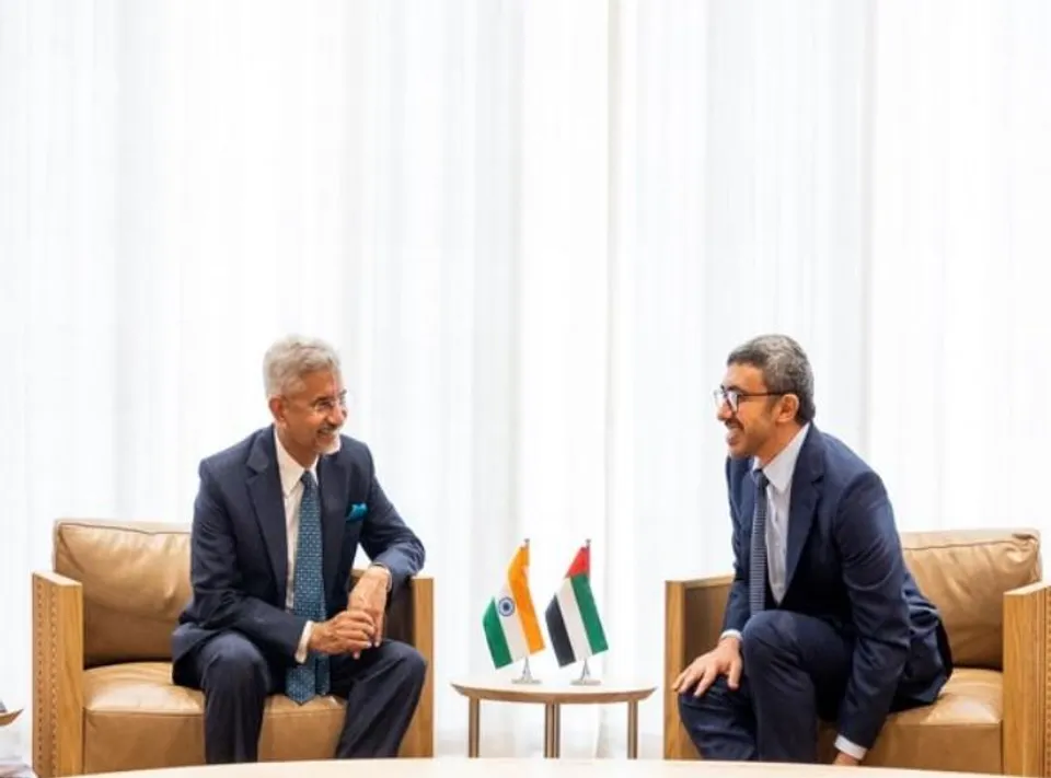 জয়শঙ্কর সংযুক্ত আরব আমিরাতের প্রতিপক্ষের সাথে আলোচনা করেছেন