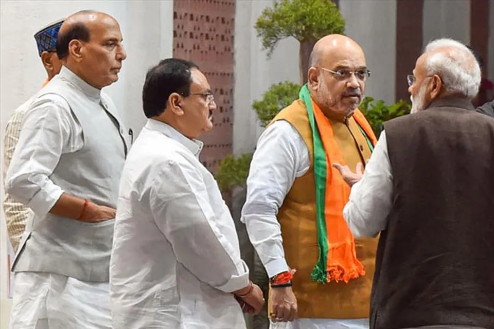 রাষ্ট্রপতি নির্বাচনের গুরু দায়িত্বে জেপি নাড্ডা ও রাজনাথ সিং