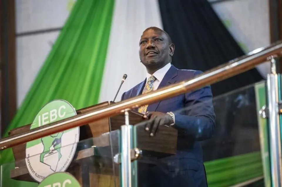 কেনিয়ার নতুন রাষ্ট্রপতি উইলিয়াম রুটো