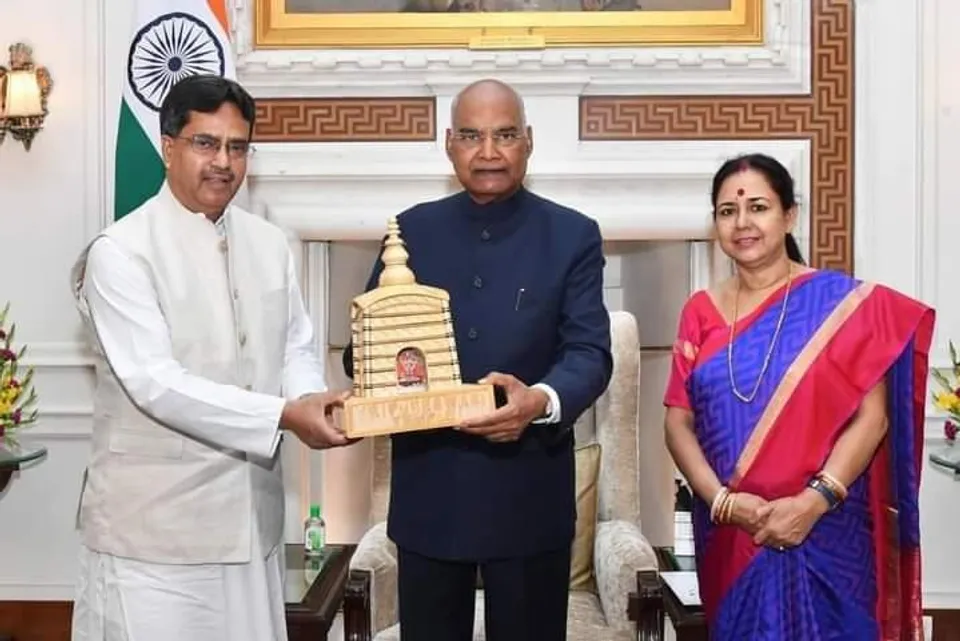 রাষ্ট্রপতি রাম নাথ কোবিন্দের সঙ্গে সাক্ষাত করলেন ত্রিপুরার মুখ্যমন্ত্রী