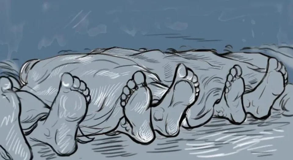 ফ্ল্যাটের মধ্যে দমবন্ধ হয়ে মৃত্যু মা ও চার সন্তানের