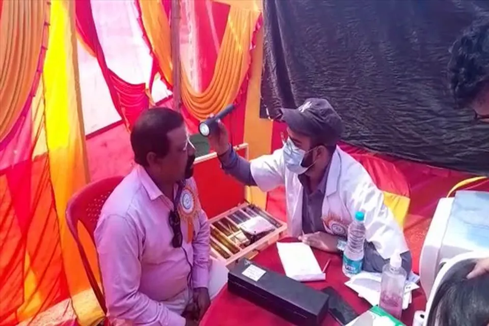 সীতারামপুরে দাতব্য চক্ষু পরীক্ষা শিবির