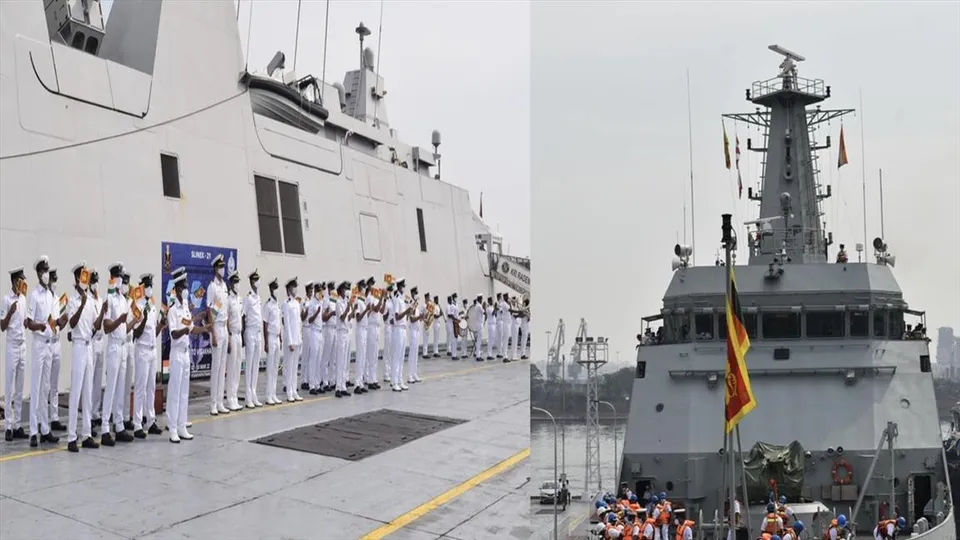 ভারত-শ্রীলঙ্কা নৌ মহড়া SLINEX-এর নবম সংস্করণ শুরু বিশাখাপত্তনমে