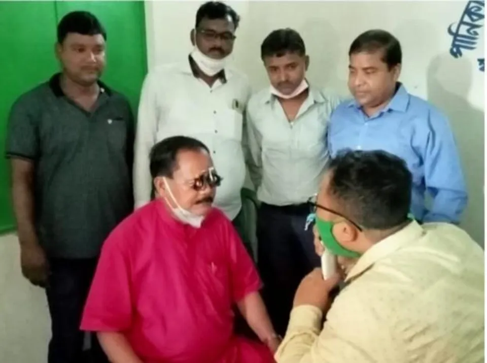 বিধায়কের উদ্যোগে অনুষ্ঠিত হলো বিনামূল্যে চক্ষু পরীক্ষা শিবির