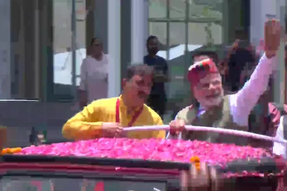 ধর্মশালায় প্রধানমন্ত্রীর রোড শো