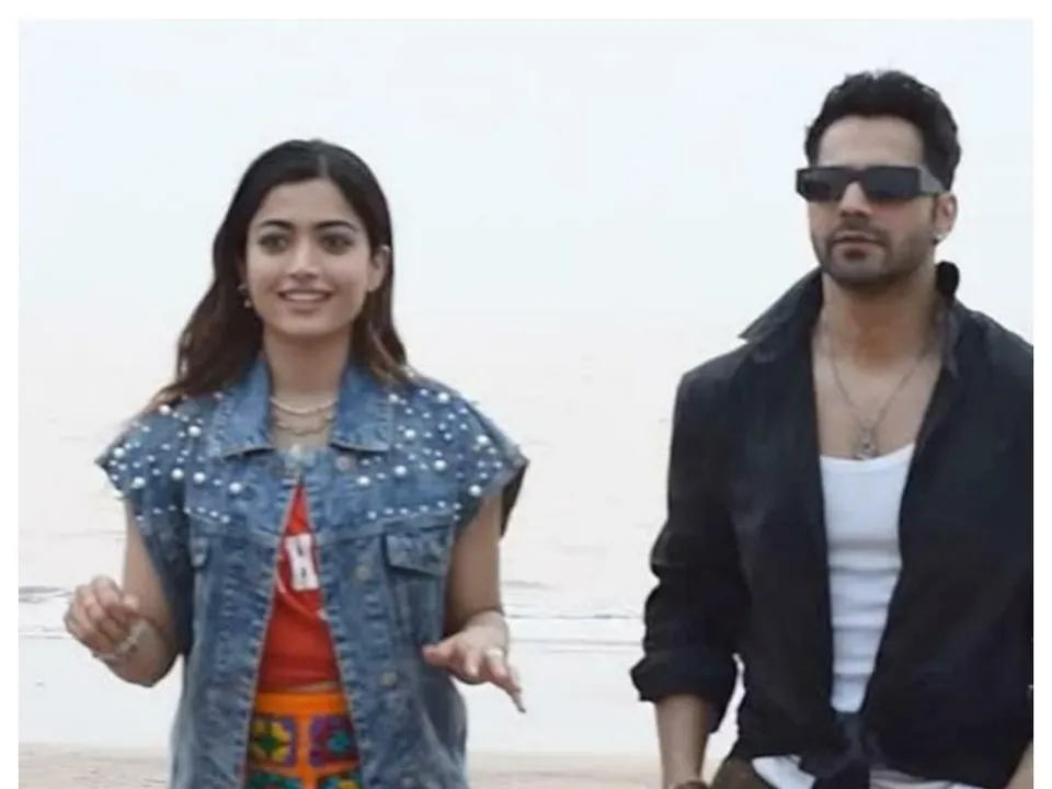 আরবি কুথু- তে গা ভাসালেন বরুণ ও রশ্মিকা দেখুন ভিডিও