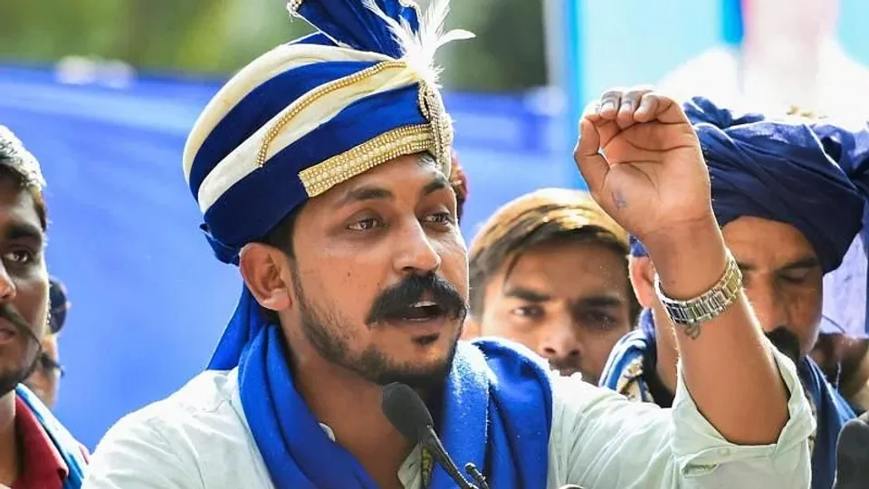 , Chandrashekhar Azad, the National President of the Aazad Samaj Party (Kanshi Ram)