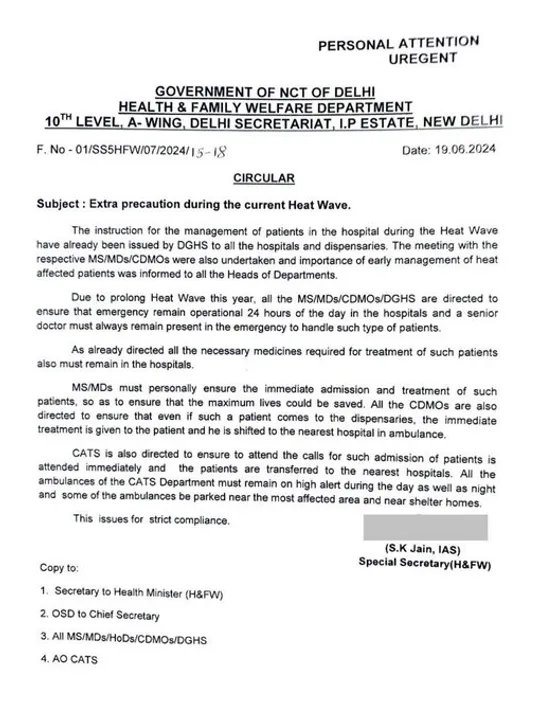 Delhi government's Health Department