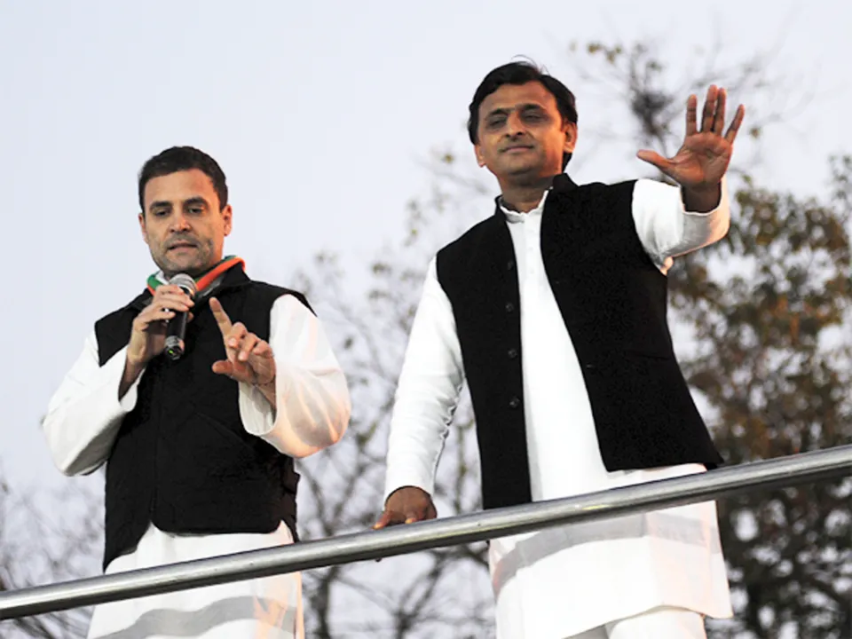 Rahul Gandhi and Akhilesh Yadav