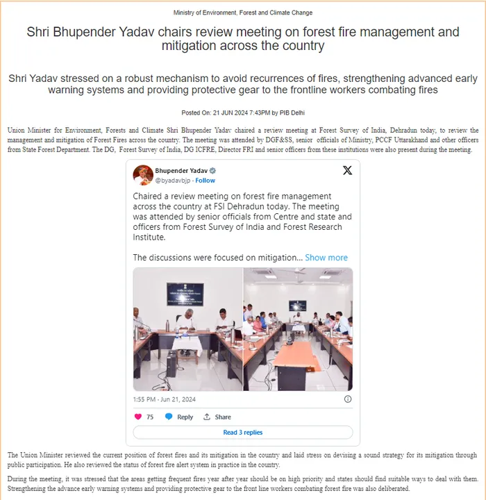 Forest Fire Management