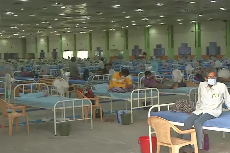 Accommodation for Covid patients has been arranged at the Chennai Trade Center