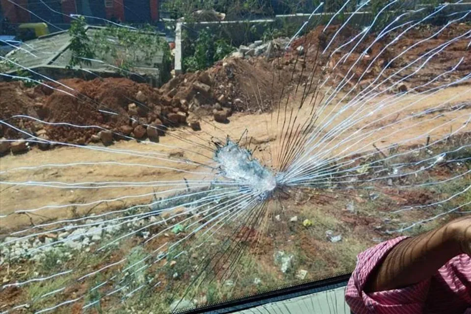 Vande Bharat train attacked.. again