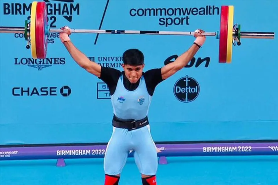 PM Modi greets Sanket Sargar