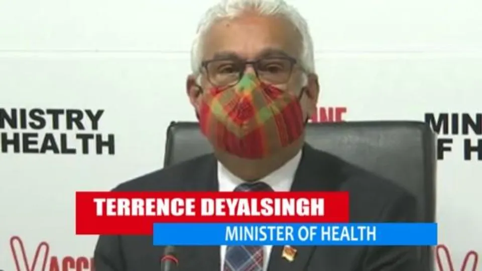 TRINIDAD AND TOBAGO’S HEALTH MINISTER SAYS VACCINE BOOSTERS FOR ALL
