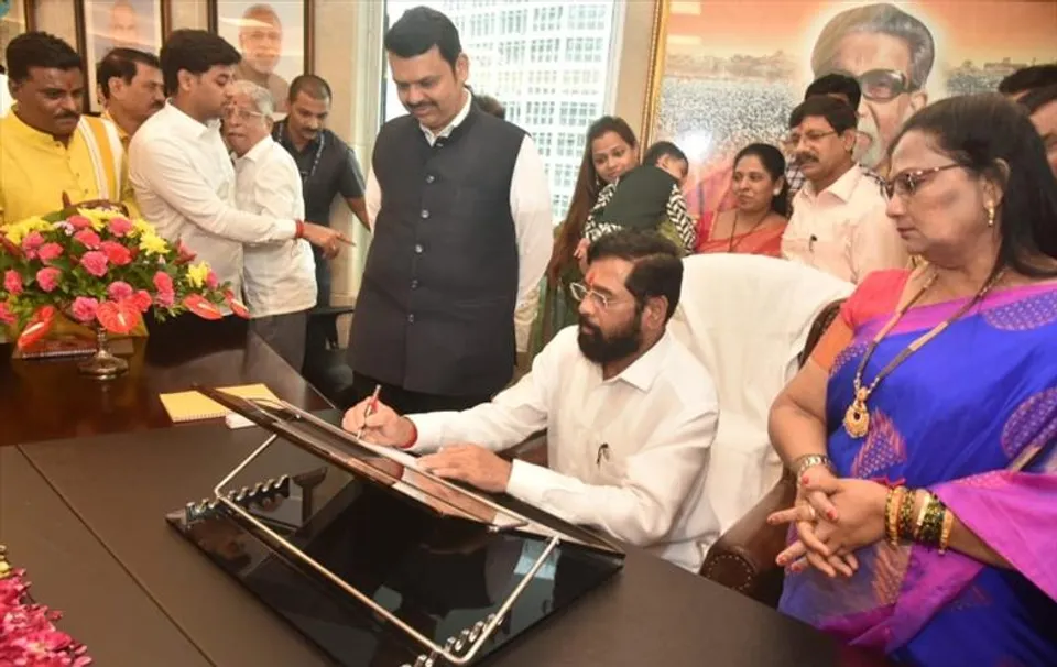 Maha CM Eknath Shinde formally takes charge of CMO