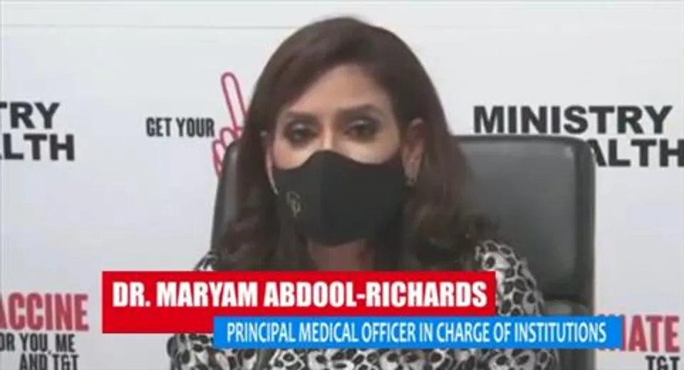 COVID-19 HOSPITALIZATION IN TRINIDAD & TOBAGO AT ITS LOWEST SINCE 2021