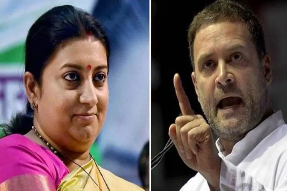 Smriti Irani slams Rahul Gandhi