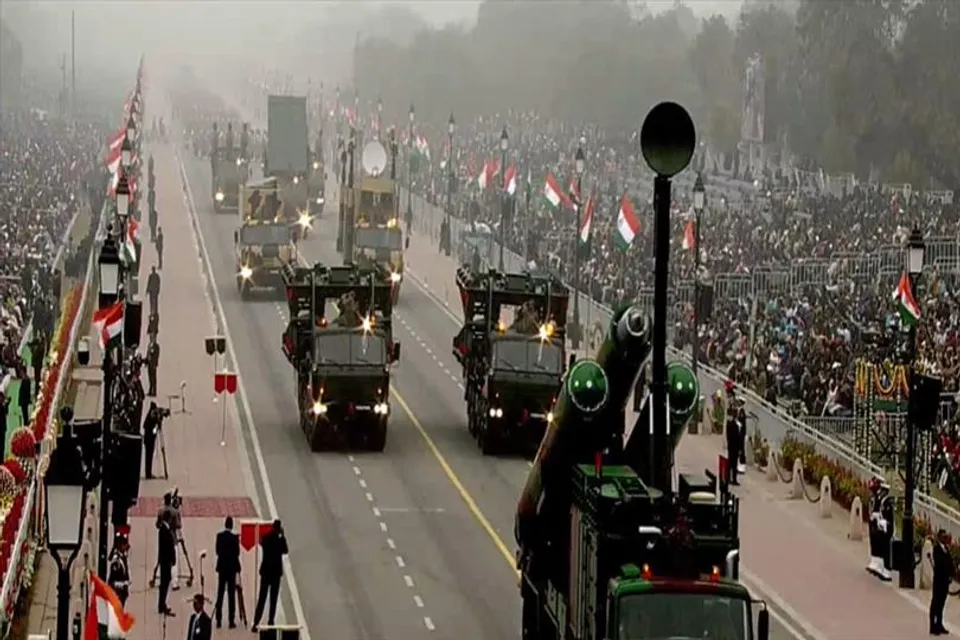 Parade begins on Kartavya Path, President, Vice president, PM also present