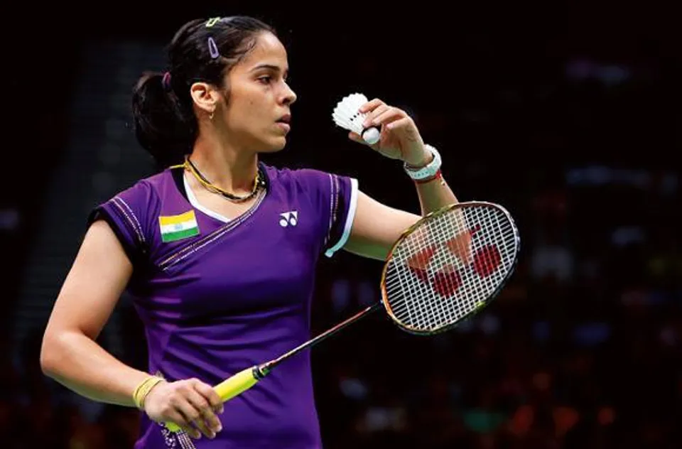 Saina went off the court in the second round