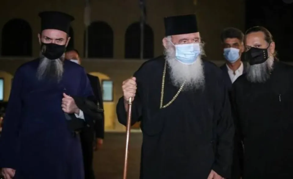 Ten including several bishops injured after priests attacks people with acid in Athens
