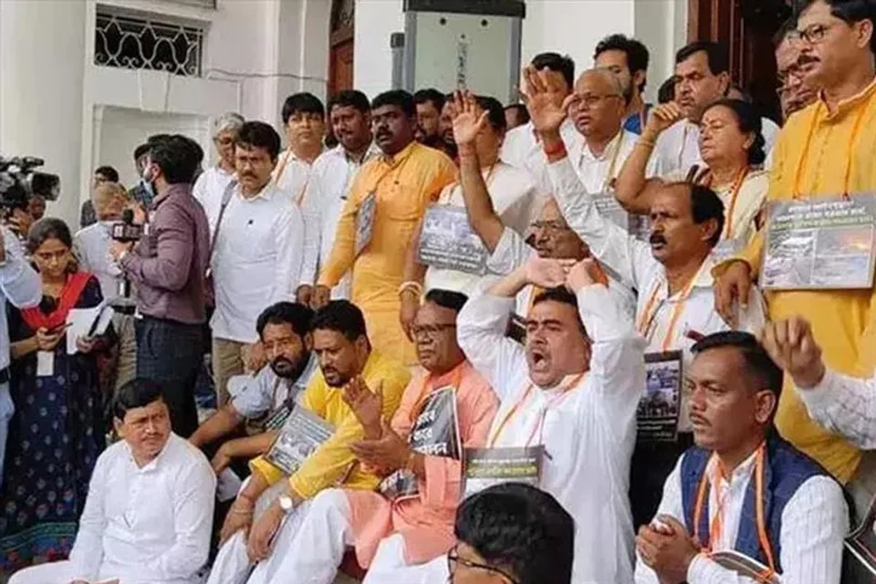 Assembly session walkout by BJP