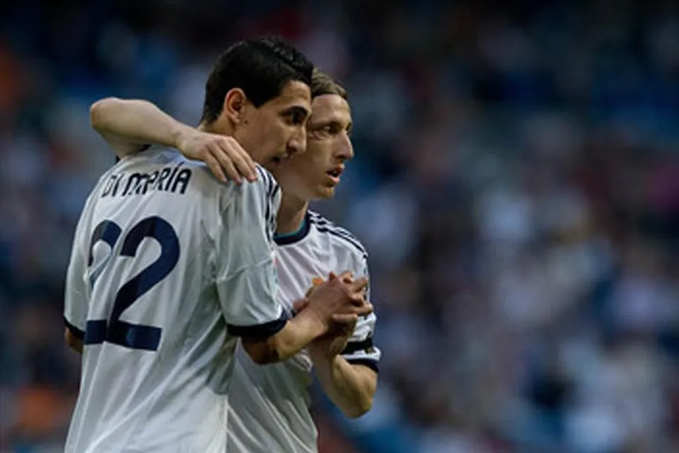 Di Maria consoled former team-mate