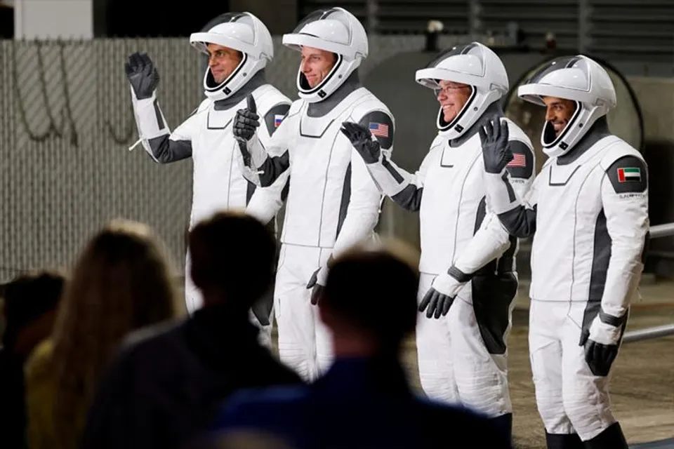 Latest four-member SpaceX crew docks with International Space Station