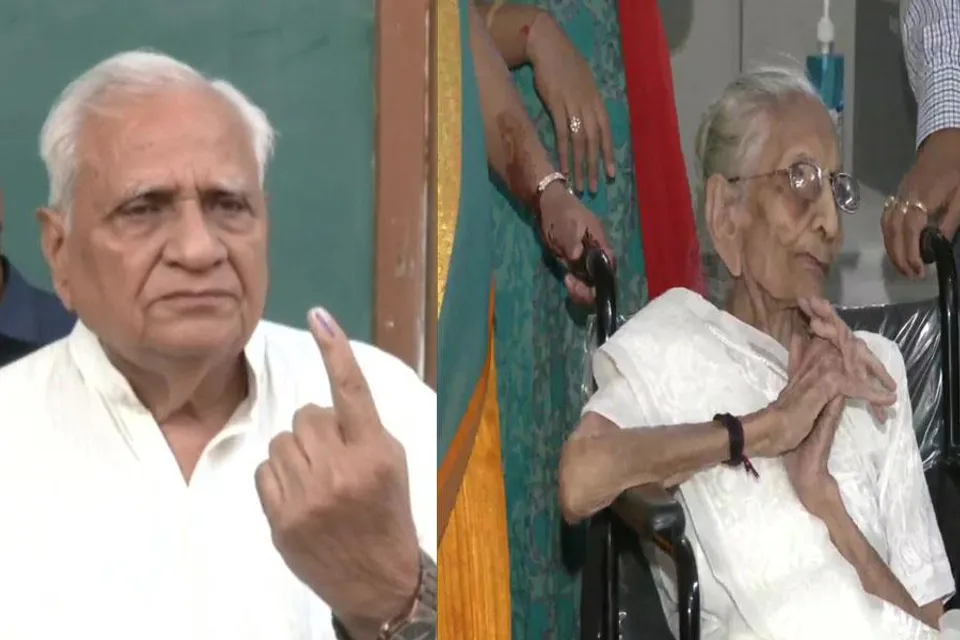 Prime Minister's mother and brother casts their vote