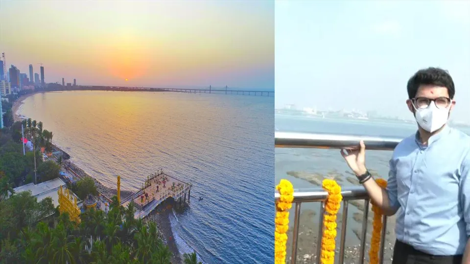 Aaditya Thackeray inaugurated a viewing deck in Dadar