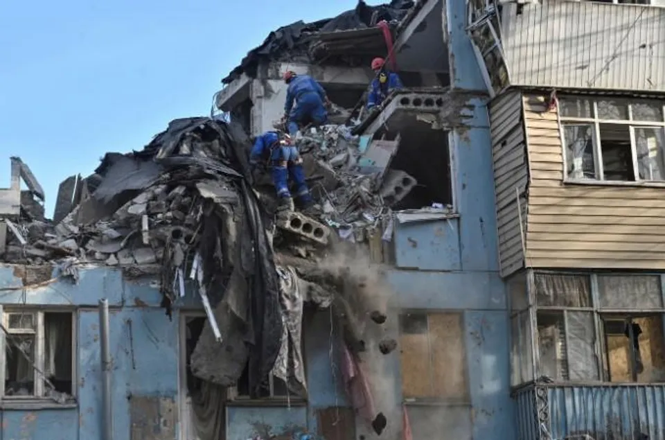 Zaporizhzhia declares day of mourning after rocket strike on residential high-rise kills 13 people