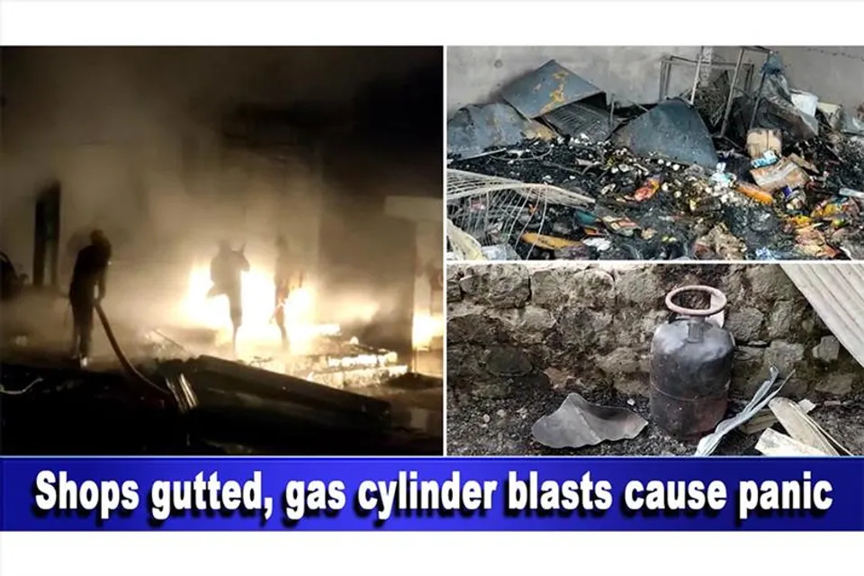 Shops gutted, gas cylinder blasts cause panic in Mendhar