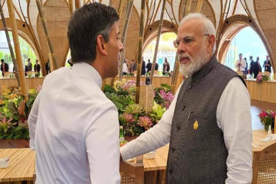 Prime Minister Narendra Modi met Rishi Sunak