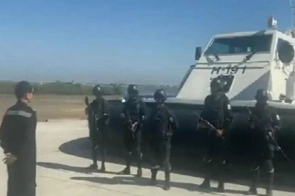 Indian soldiers search Okha area to prevent terrorist activities