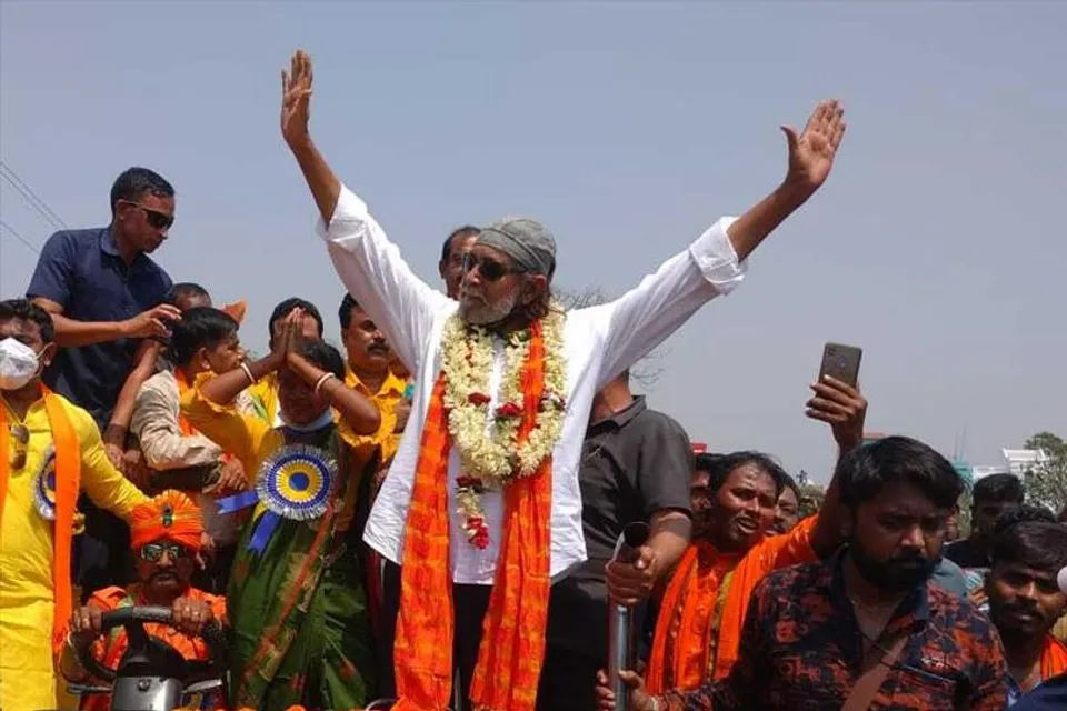 Mithun Chakraborty on district tour before panchayat elections