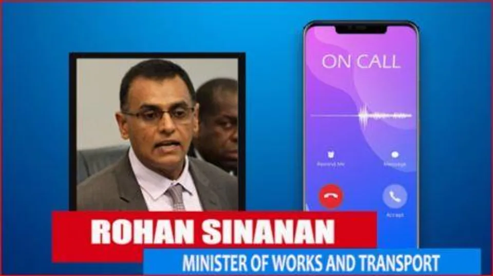T&T WORKS AND TRANSPORT MINISTER RESPONDS TO OPPOSITION’S OCTOBER REVOLUTION